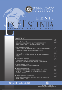 LESIJ XXVIII vol 1 2021 - Coperta - fmargini